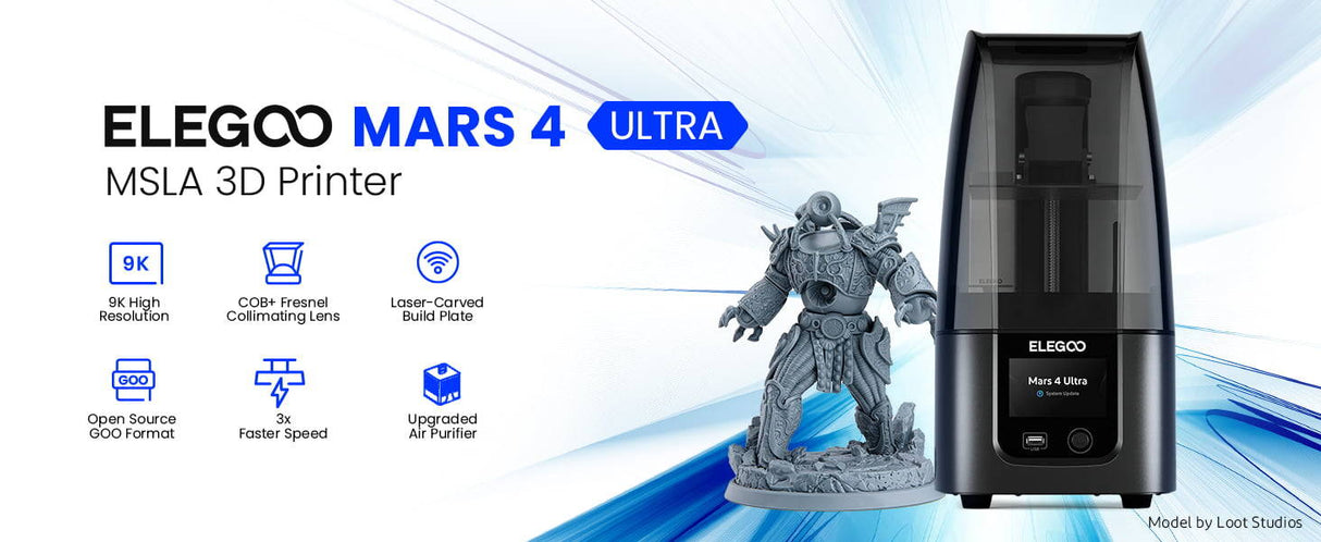 Mars 4 Ultra Resin Printer Complete Package