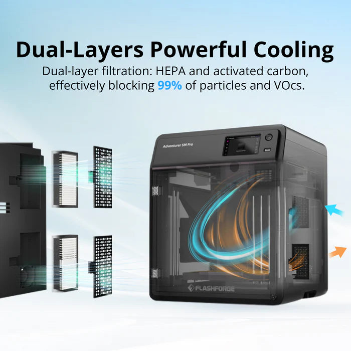 Flashforge Adventurer 5M Pro - Fully Enclosed 3D Printer
