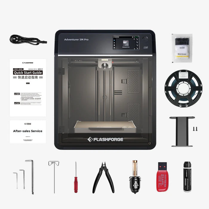 Flashforge Adventurer 5M Pro - Fully Enclosed 3D Printer