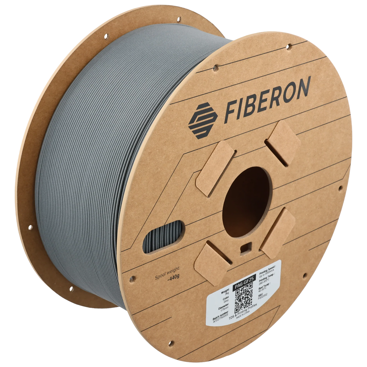 Fiberon PA6-GF25 Glass Fiber Reinforced Nylon Filament