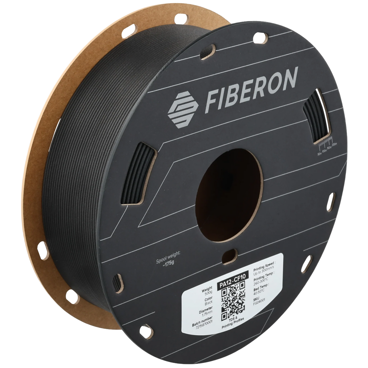 Fiberon PA12-CF10 Carbon Fiber Reinforced Nylon Filament