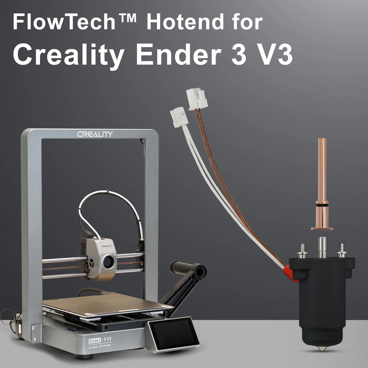 Micro Swiss FlowTech Hotend for Creality Ender 3 V3 Series