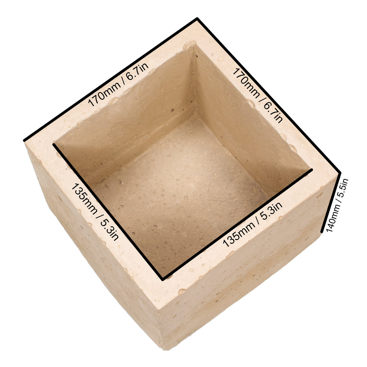 The Virtual Foundry Sintering Crucible - Standard Square