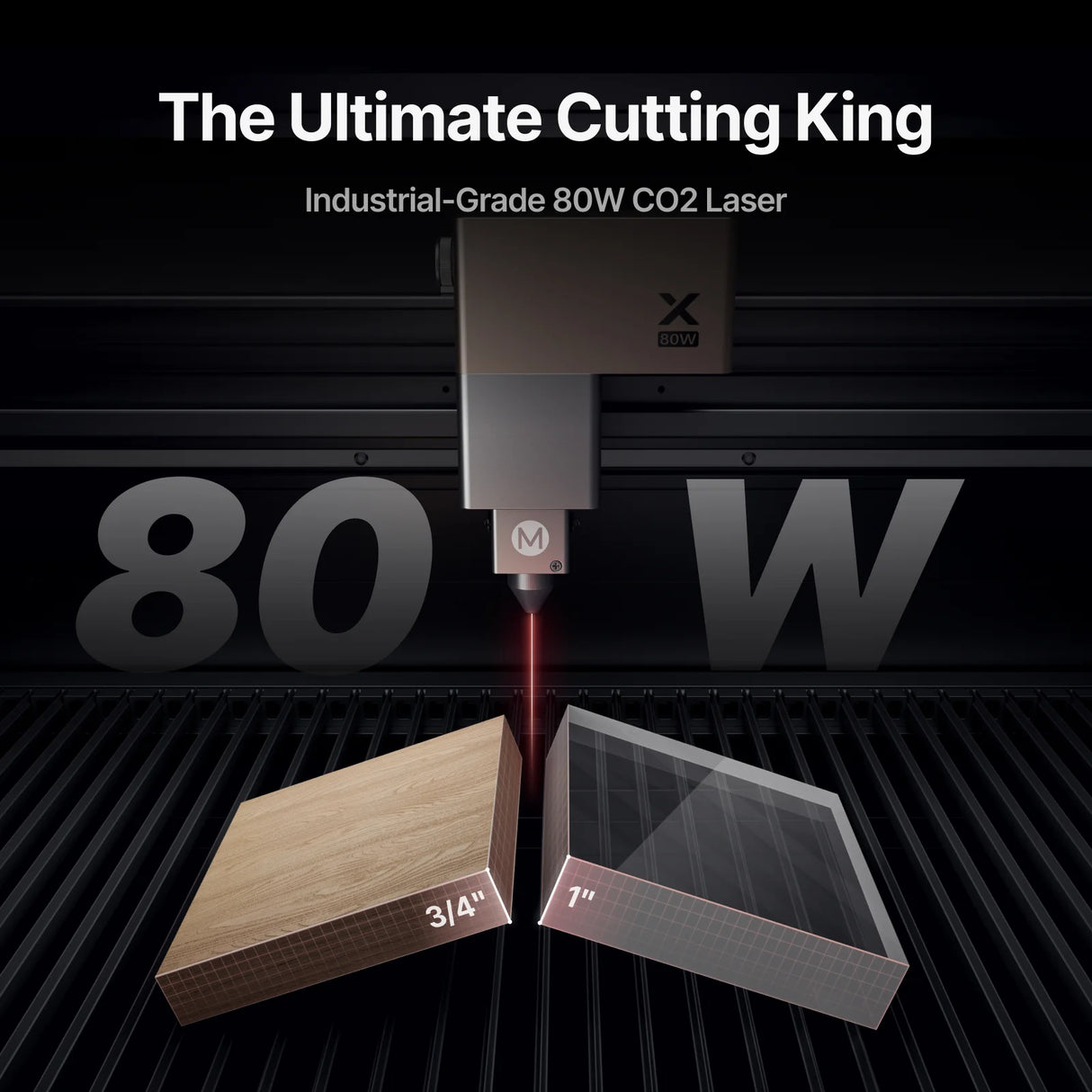 xTool P3 80W CO2 Laser Cutter