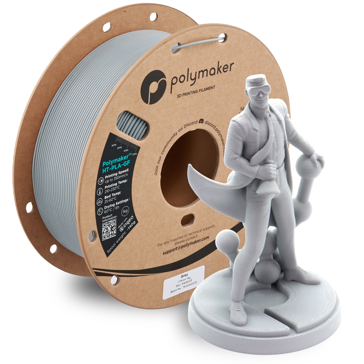 Polymaker HT-PLA-GF (High Temperature, Glass-Filled)