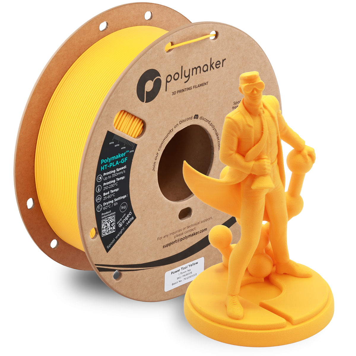 Polymaker HT-PLA-GF (High Temperature, Glass-Filled) – HartSmart