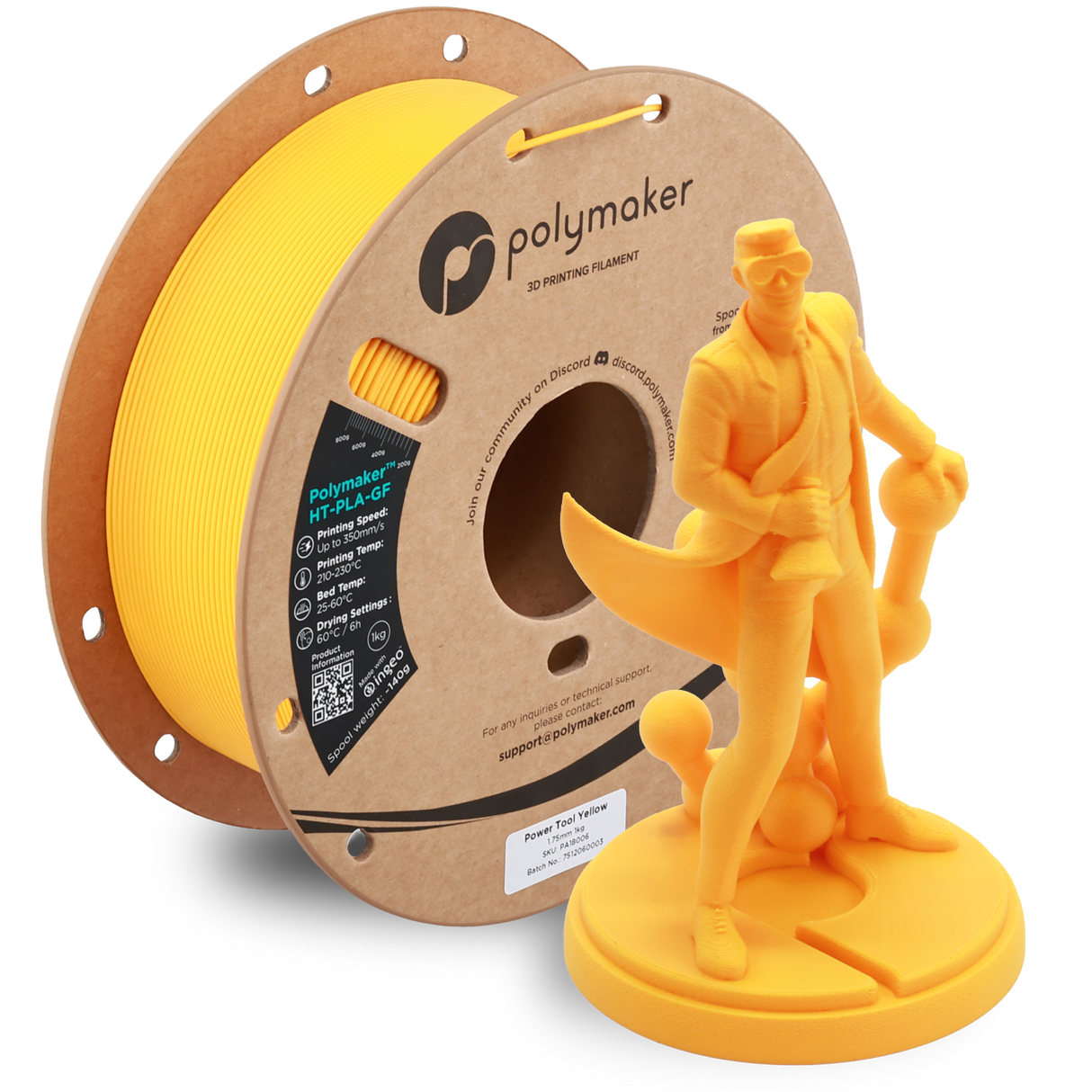 Polymaker HT-PLA-GF (High Temperature, Glass-Filled)