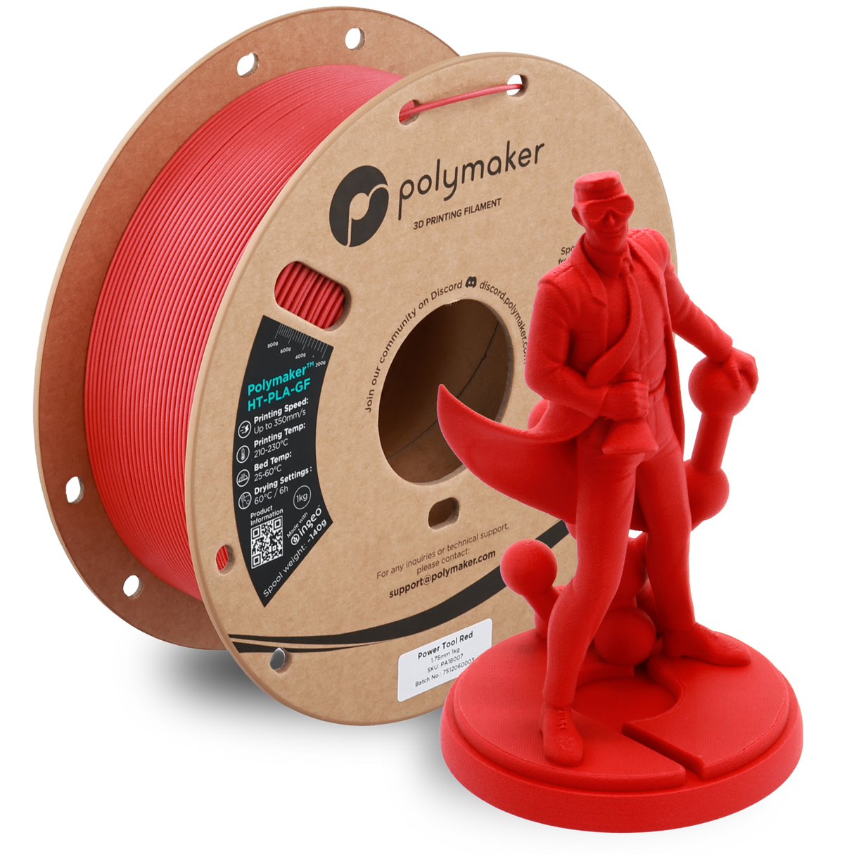 Polymaker HT-PLA-GF (High Temperature, Glass-Filled)