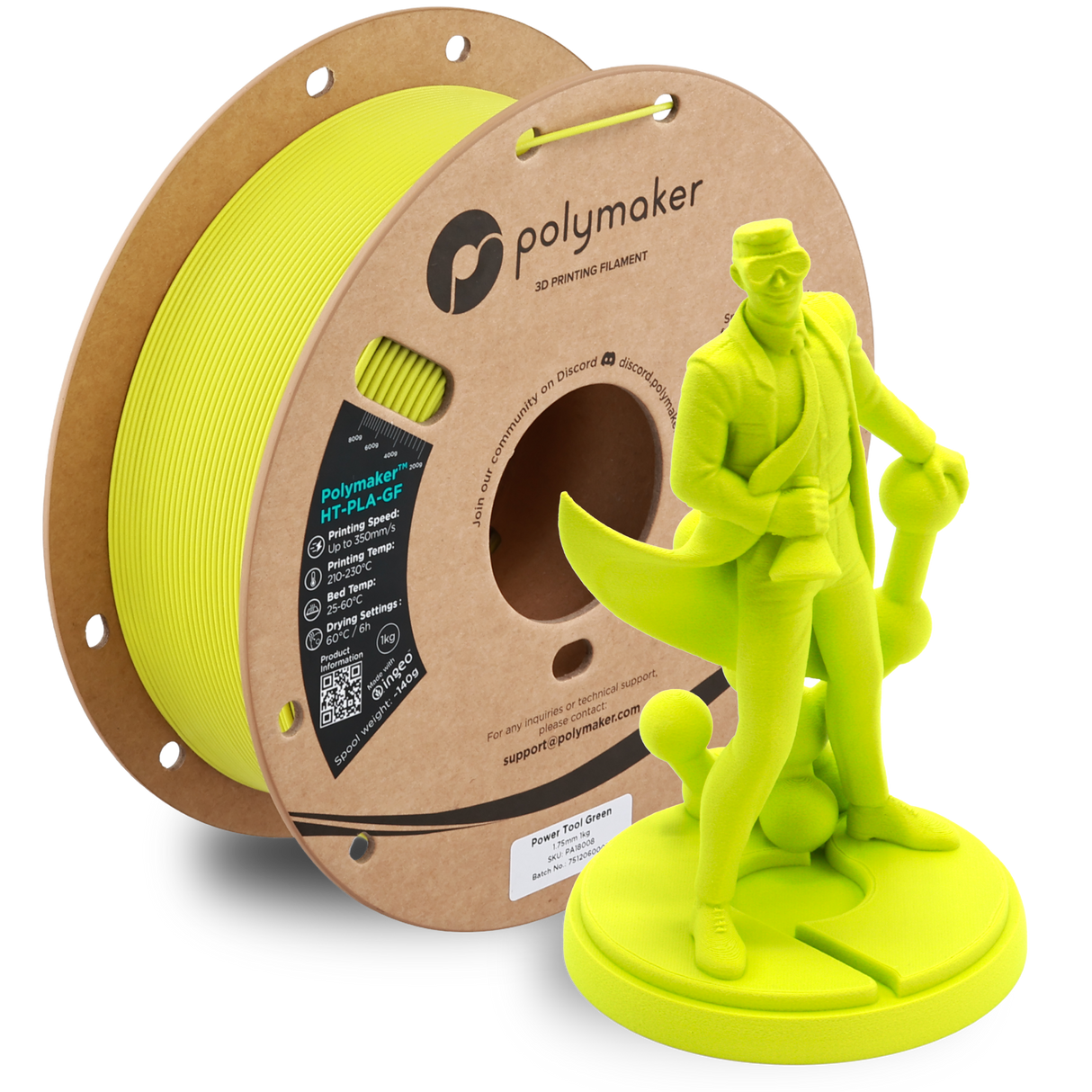 Polymaker HT-PLA-GF (High Temperature, Glass-Filled)