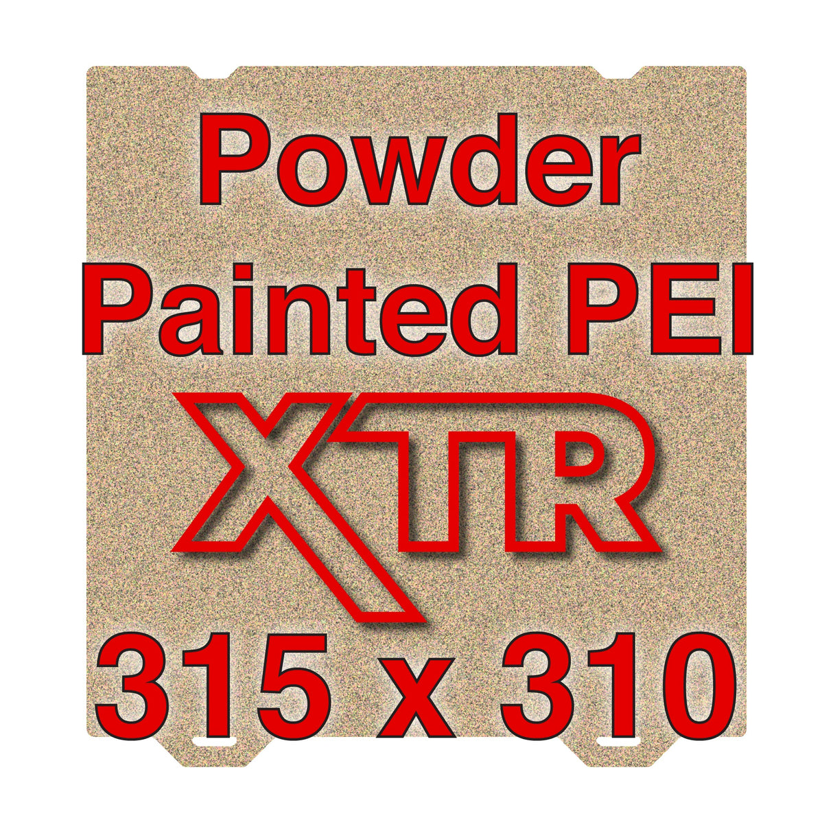 XTR Flexi Plate with Textured ULTEM PEI - Creality K1 Max - 315 x 310