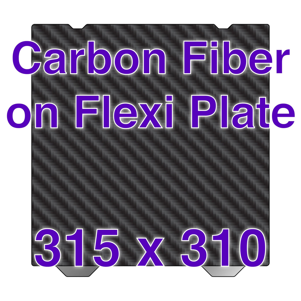 Flexi Plate with Carbon Fiber - Creality K1 Max - 315 x 310