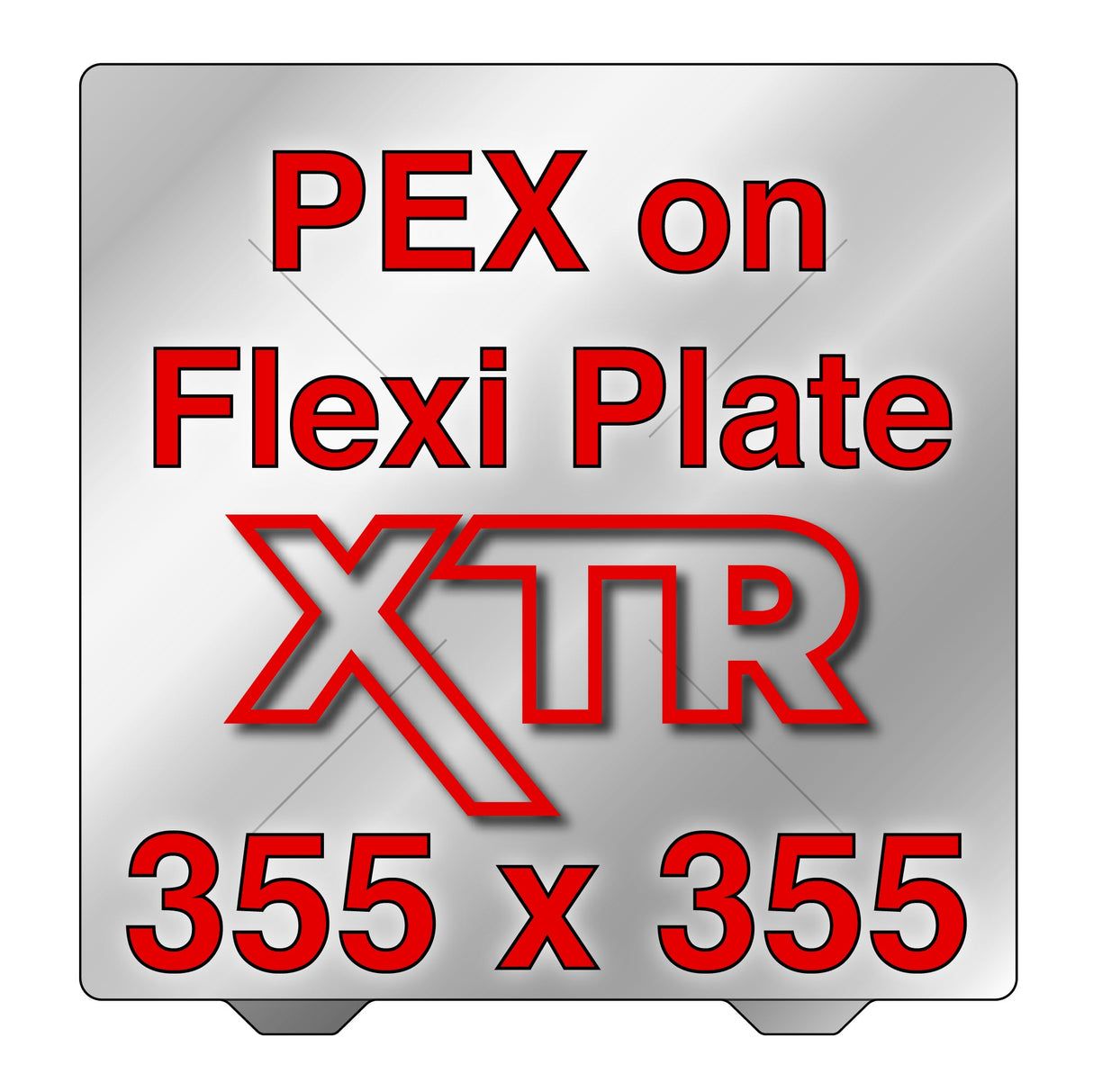 XTR Flexi Plate with PEX - Sovol SV08 and VORON 350 V2 - 355 x 355