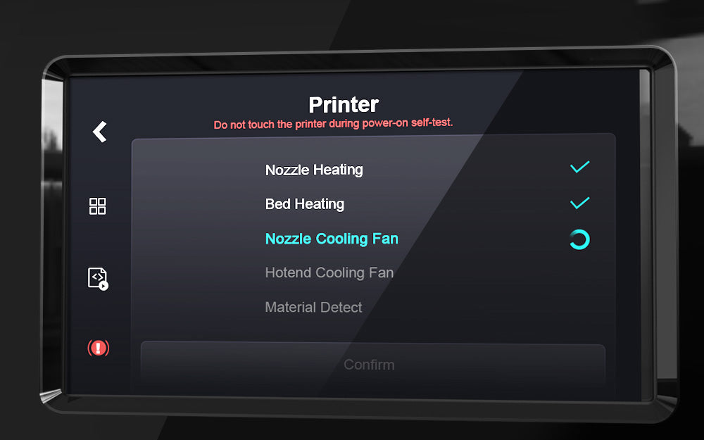 Self Check When Power On