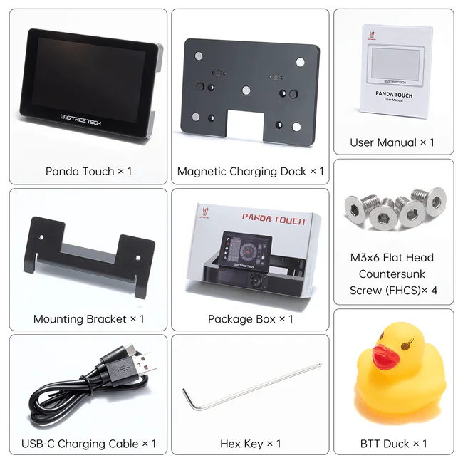 BTT Panda Touch 5-inch Touchscreen Display for Bambu Lab 3D Printers