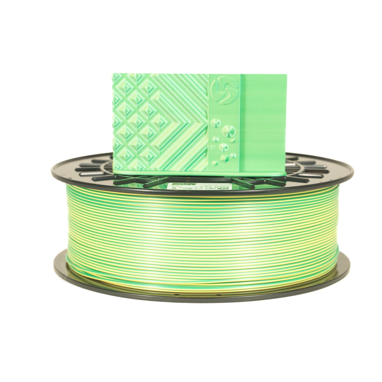 Dual-Color Silk PLA+, Silky Lemon Lime