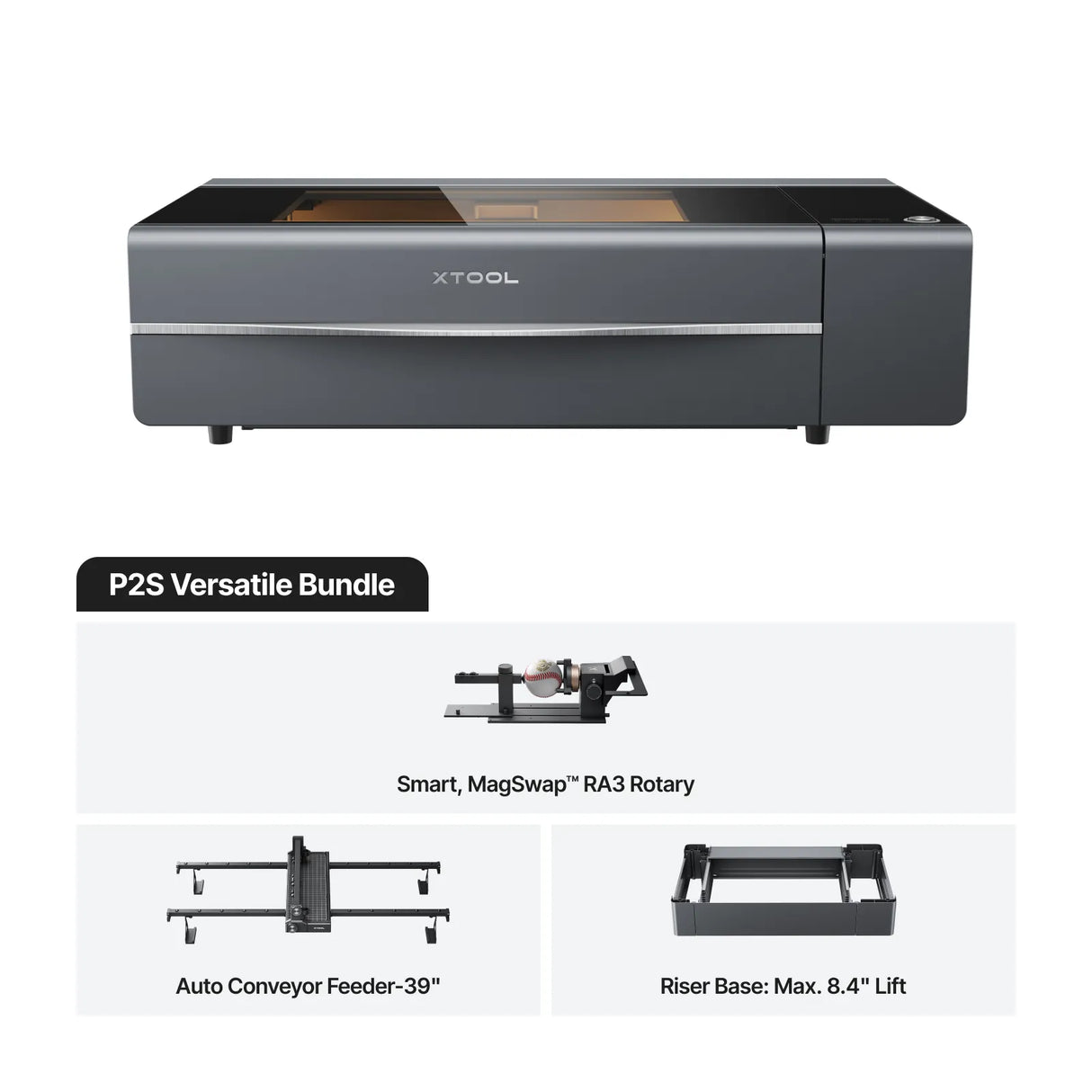 xTool P2S 55W Desktop CO2 Laser Cutter