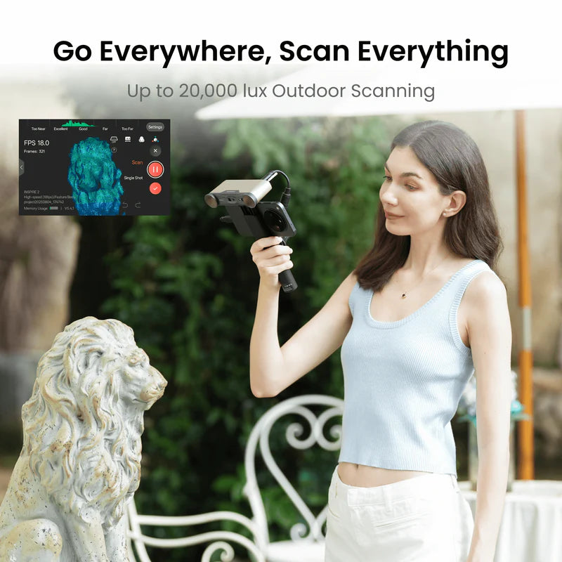 Revopoint INSPIRE 2: Wireless 3D Scanner