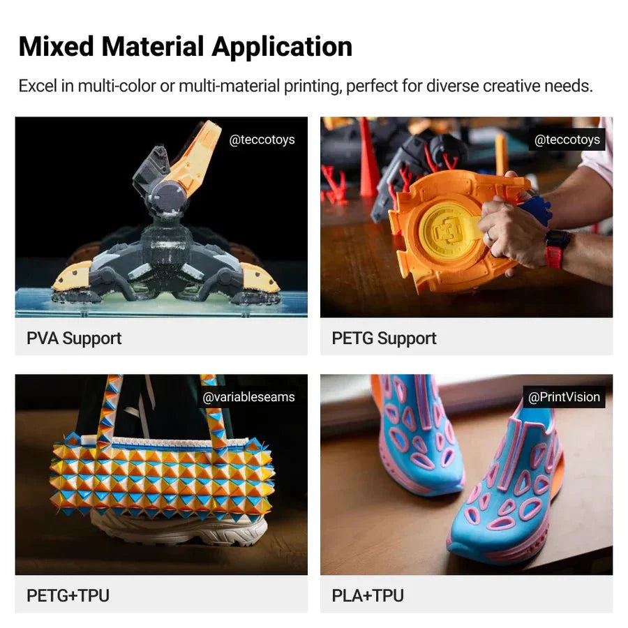 Snapmaker U1 - Toolchanging Multi-Color 3D Printer