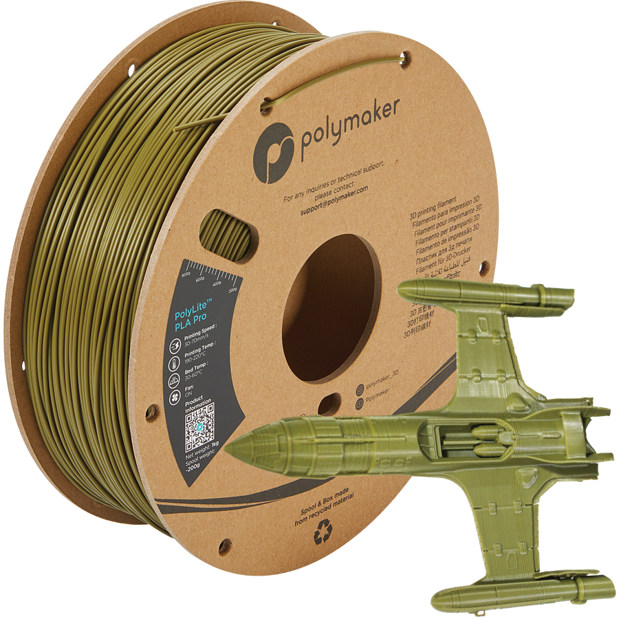 Polymaker PolyLite PLA Pro (Tough & Rigid)