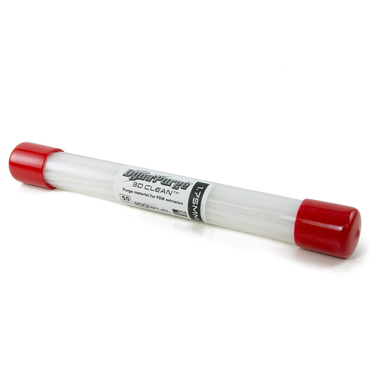 3D Fuel Filament Tube (50 Sticks) / 1.75 mm Dyna-Purge® 3D Clean™