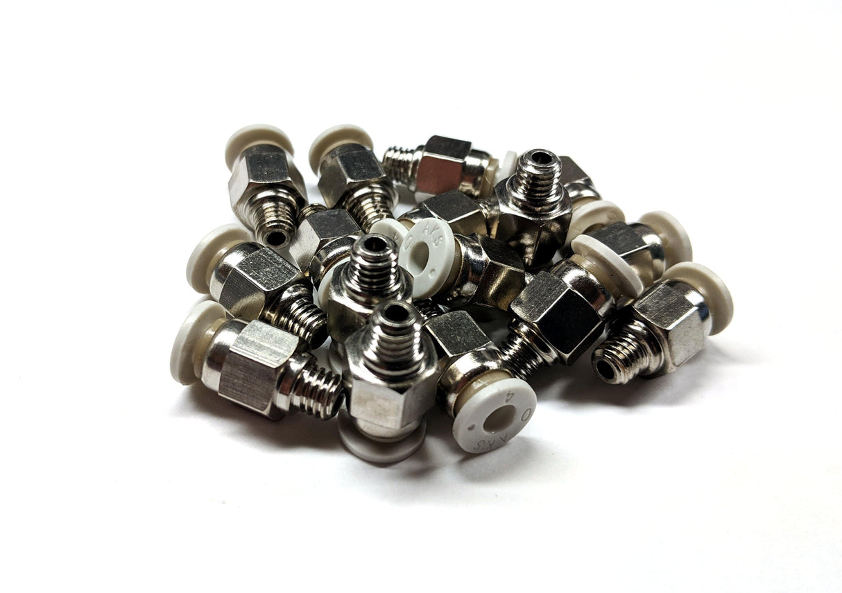 Capricorn Printer Parts PC4-M6 Bowden Fittings (4-Pack)
