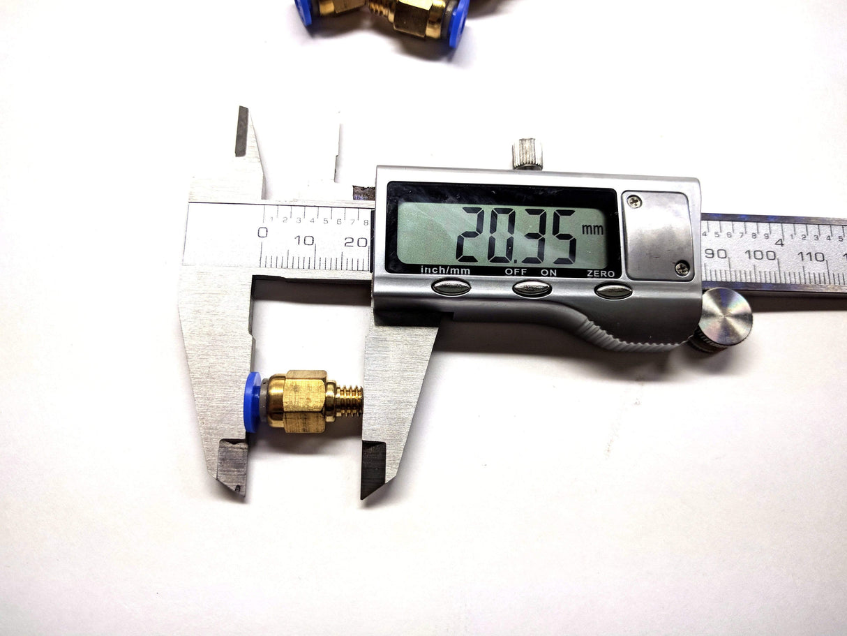 Capricorn Printer Parts PC4-M6 Bowden Fittings (4-Pack)