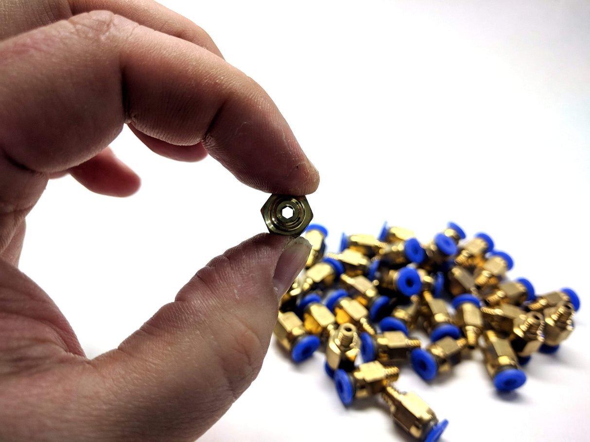 Capricorn Printer Parts PC4-M6 Bowden Fittings (4-Pack)