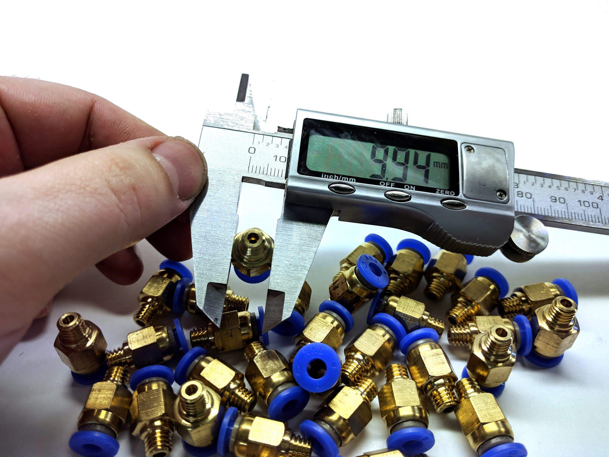 Capricorn Printer Parts PC4-M6 Bowden Fittings (4-Pack)