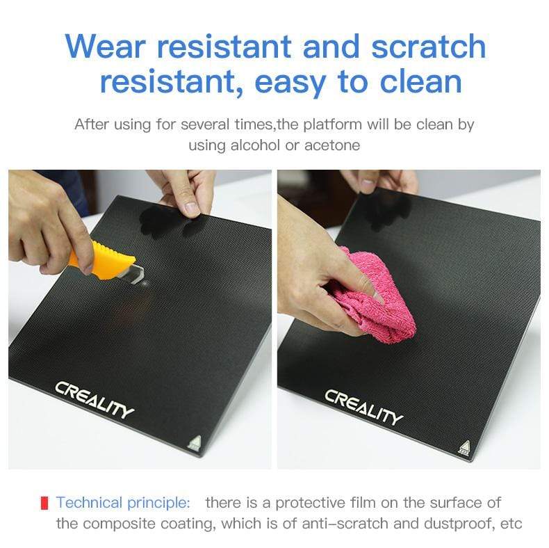 Creality Printer Parts Carborundum Glass Build Plates for Creality Printers