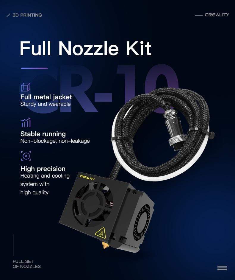 Creality Printer Parts CR-10 Full Print Head (Assembled)