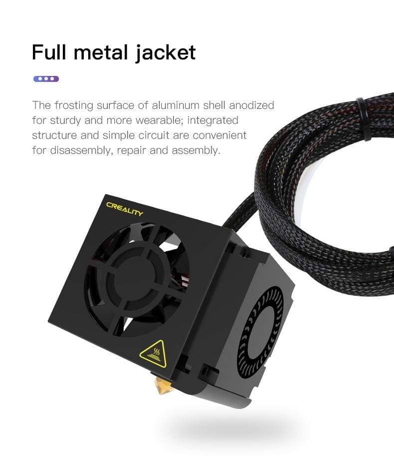 Creality Printer Parts CR-10 Full Print Head (Assembled)