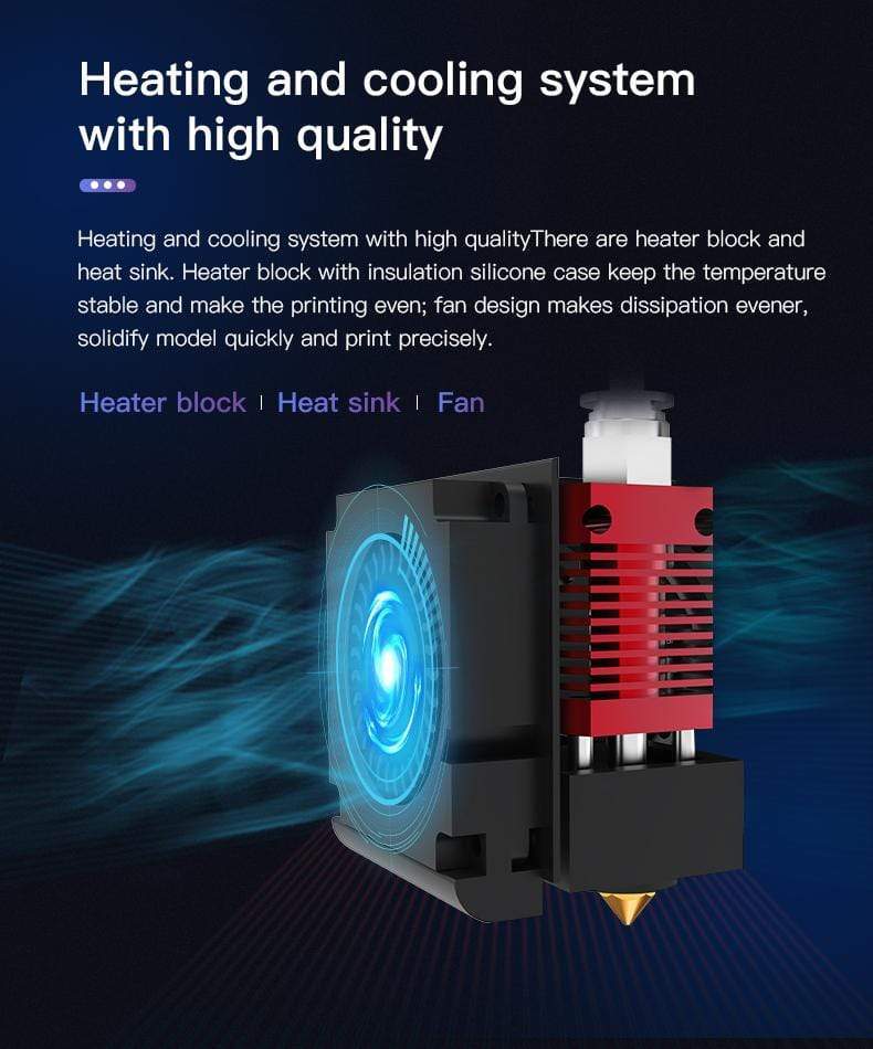 Creality Printer Parts CR-10 Full Print Head (Assembled)