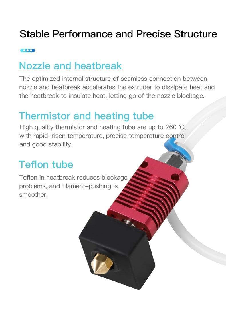 Creality Printer Parts Ender-3 V2 Full Print Head (Assembled)