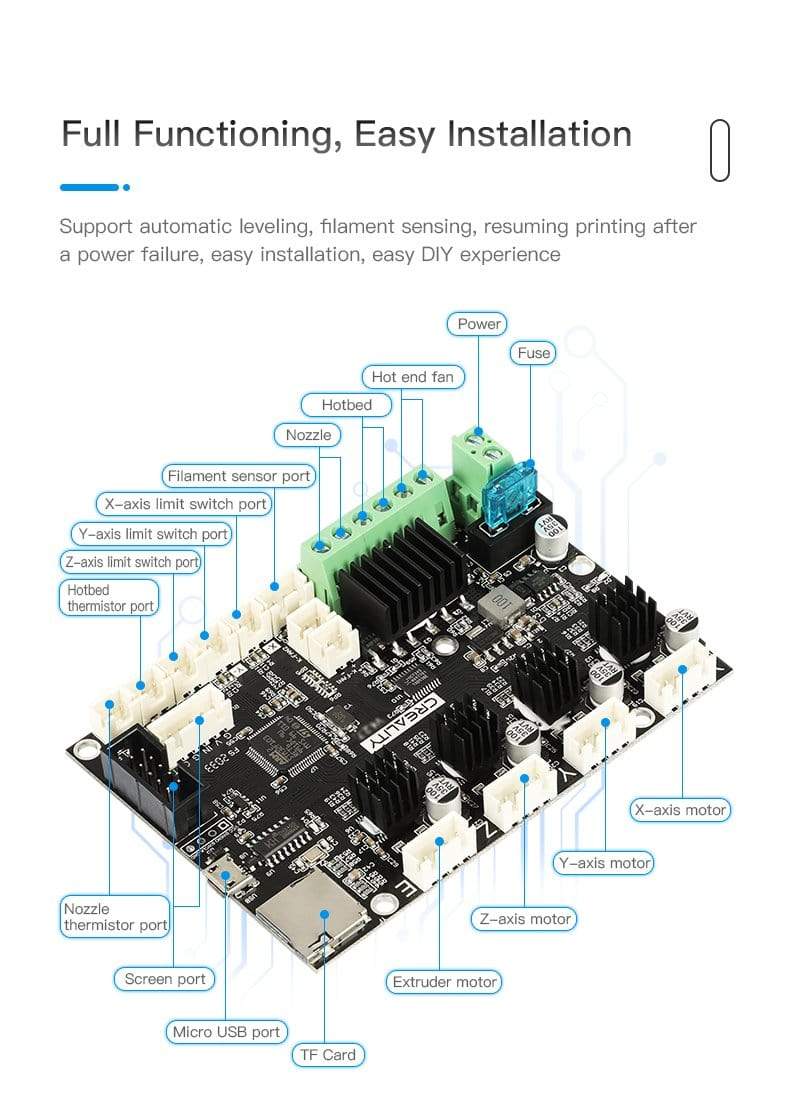 Creality Printer Parts Ender-3 V2 Silent Motherboard