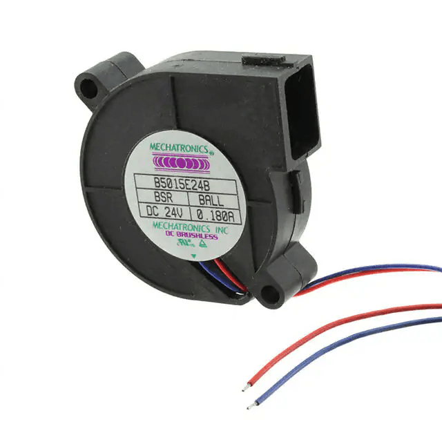 E3D Printer Parts 24V / 50x50x15mm / Black DC Fans