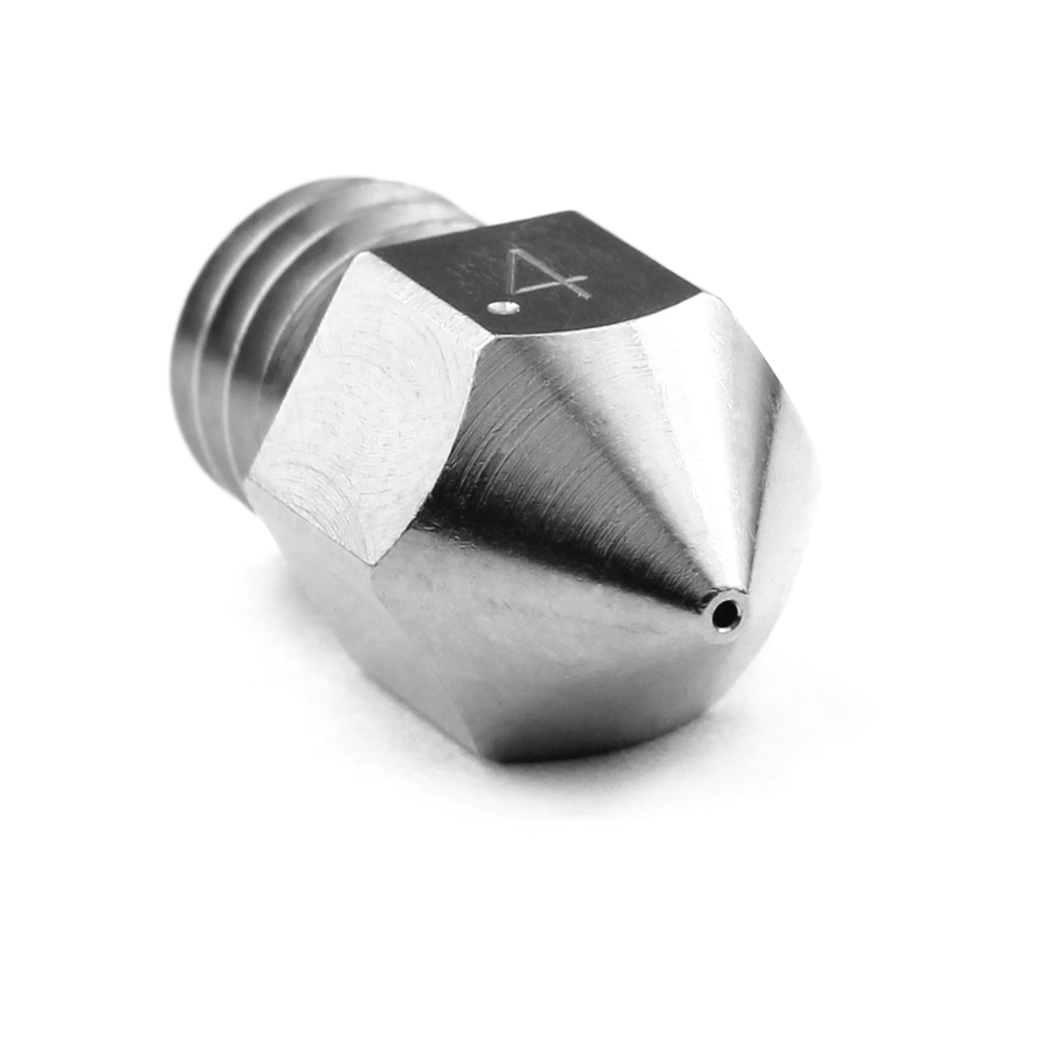 Micro Swiss Printer Parts 0.40mm MK8 Plated TwinClad XT Wear-Resistant Nozzle
