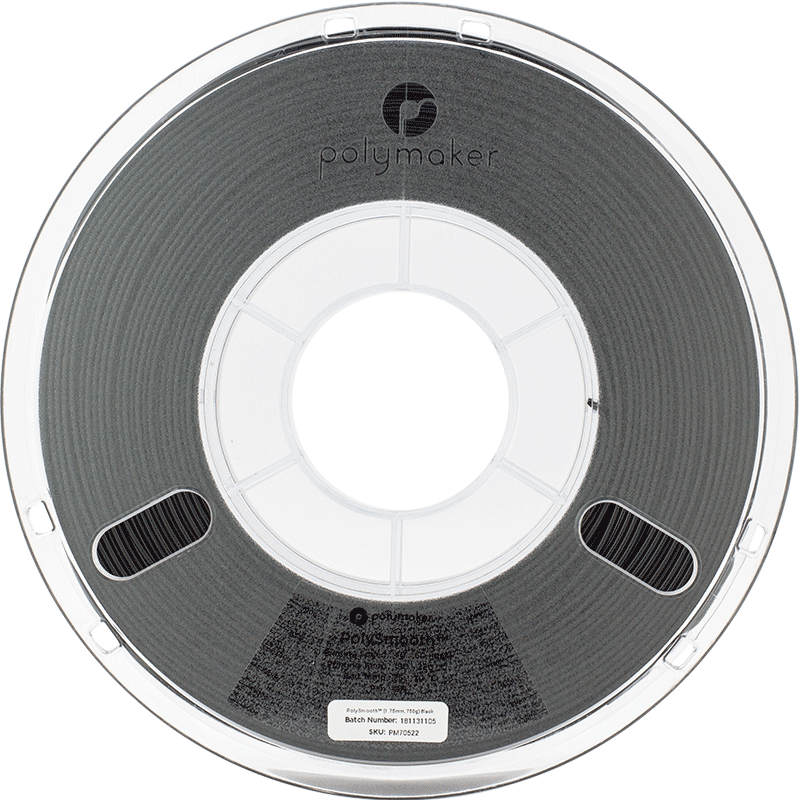 Polymaker Filament 750g / 1.75mm / Black Polymaker Polysmooth
