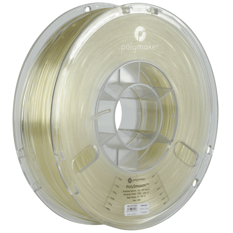 Polymaker Filament 750g / 1.75mm / Transparent Polymaker Polysmooth