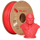 Polymaker Filament Red / 1kg / 1.75mm PolyTerra PLA+