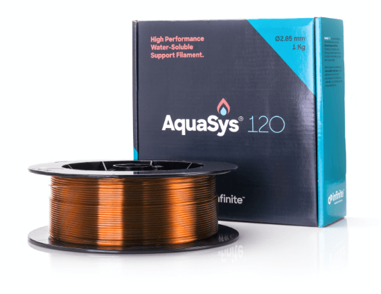 Push Plastic Filament 1.75mm / 1kg Aquasys 120 Soluble Support Material
