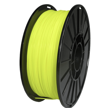 Push Plastic Filament 1.75mm / Fluorescent Yellow Push Plastic Standard PLA (3kg)