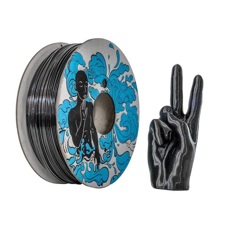 Reflow Filament 1.75mm / Black / 1kg Reflow rPETG