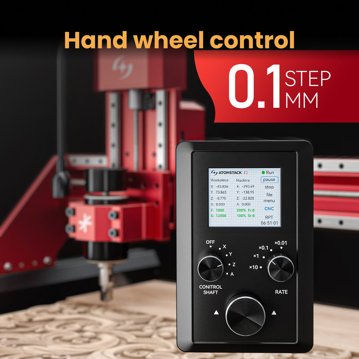 AtomStack C4 Pro Desktop CNC