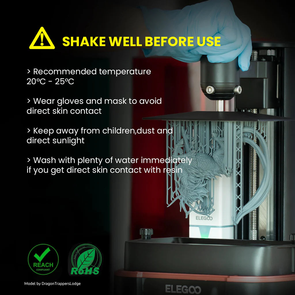Elegoo ABS-like 2.0 smola za 3D štampač 1000g siva - CT Shop