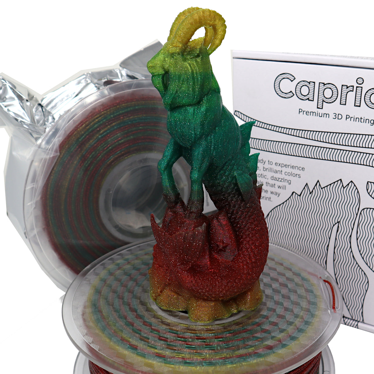 Capricorn Rainbow Gradient PLA Filament