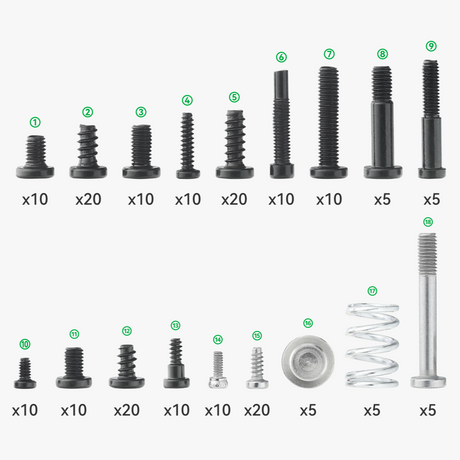 Bambu Lab Screws Kit for X1 and P1 Series 3D Printers