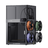 Flashforge Creator 5 Pro 4-Toolheads Enclosed Multi-Color 3D Printer | 500% Faster, Zero Purge Waste