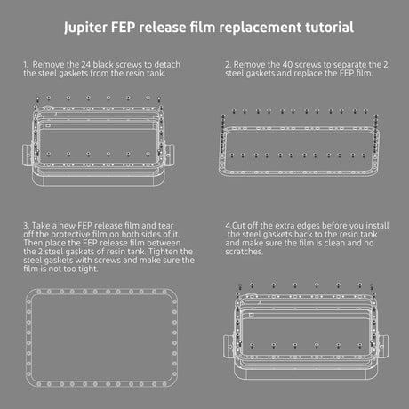 Jupiter 6K PFA Release Film Liner