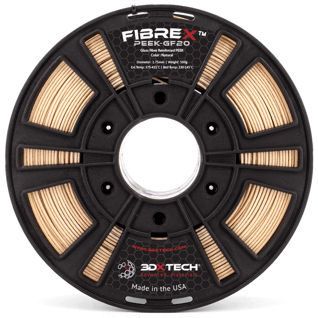 FiberX™ PEEK+GF20 500g 3DXTech Filament