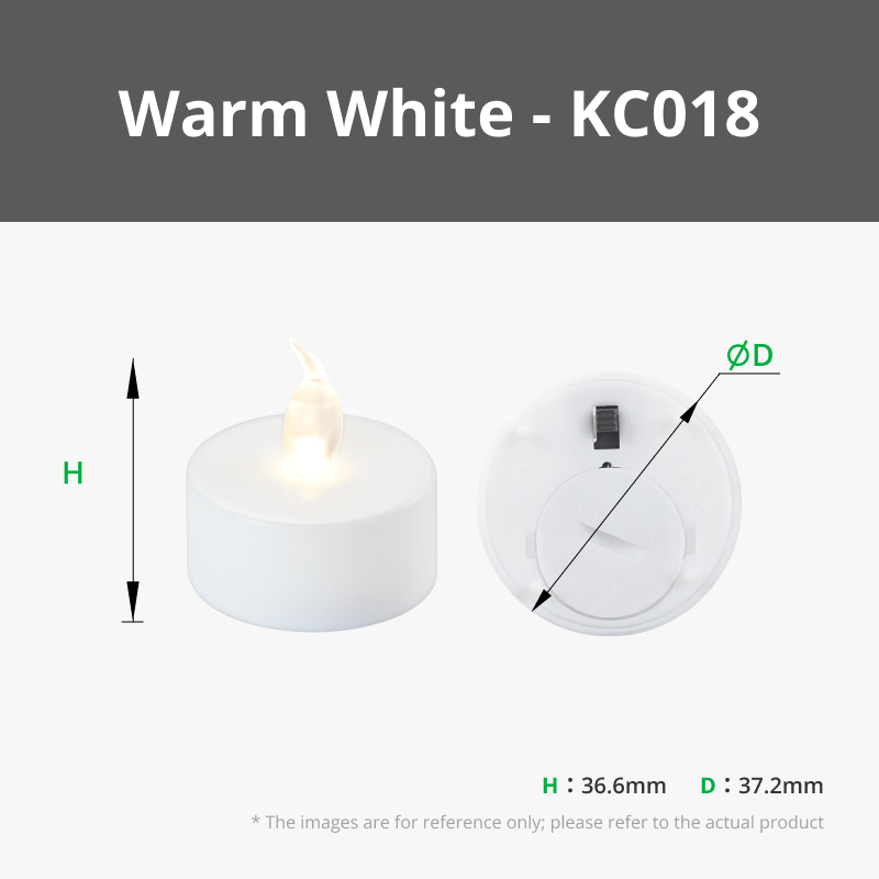 Bambu Lab LED Flame Tea Light Candle Set